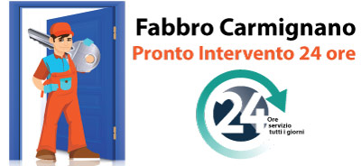 emergenza fabbro Carmignano h24 Apertura porte Prato